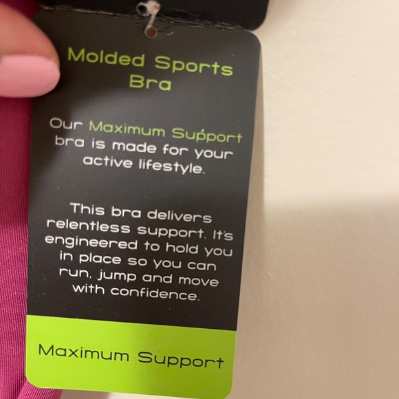 RBX Mauroon Sports Bra XL NWT - Picture 5 of 6